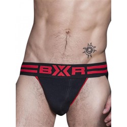 BoXer X-Jock Canale Jockstrap Underwear Black/Red (Black Waistband) (T5422)