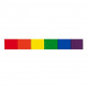 Rainbow Pride Aufkleber / Sticker 1,3 x 9,5cm / 0.5 x 3.7 inch (T1040)