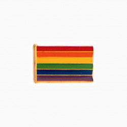 Pin Regenbogen Rechteck/ Rainbow Rectangle (T1052)