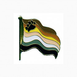 Pin Waving Bear Flag (T1057)
