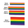 Rainbow Ribbon 1 1/2inch / 38mm wide 100m (T1539)