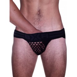 BoXer Mesh Jock Jockstrap Underwear Black (T5582)