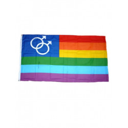 Rainbow Pride (Gay Men) Flag 90 x 150 cm (T2808)