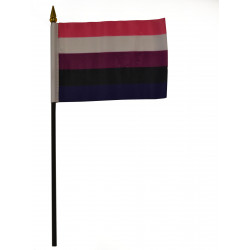 Gender Fluid Hand Flag / Handflagge (T5851)