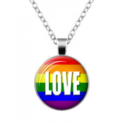 Love Rainbow Halskette / Necklace (T6304)