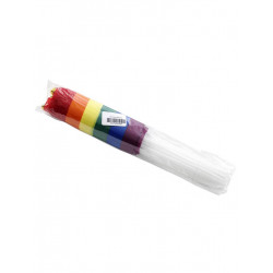 Rainbow Hand Flag 14x21cm 10-pack (T6326)