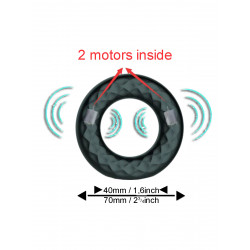 Rude Rider Vibrating Cockring 10 Frequency (T6557)