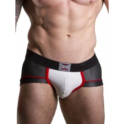 GBGB Boone Metallic Denim Brief Underwear Black/White/Red (T7059)