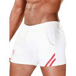 TOF Paris Shorts White/Red (T7116)