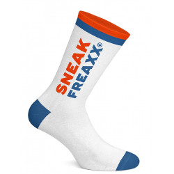 Sneak Freaxx Sniff It #2 Socks White Blue/Orange One Size (T7194)