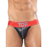 TOF Paris Fetish Jockstrap Underwear Black/Red (T7126)