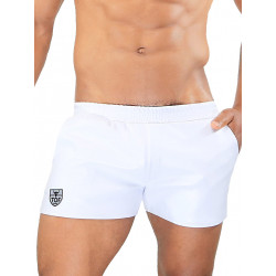 TOF Paris White Party Shorts White/Black/White (T7089)