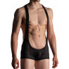 Manstore Wrestler Body M955 Underwear Black (T7509)