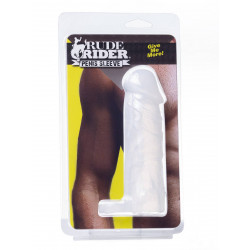 Rude Rider Penis Sleeve Cock Extender Clear (T6685)