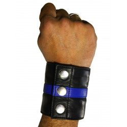 RudeRider Wrist Wallet Leather Black/Blue (T7321)