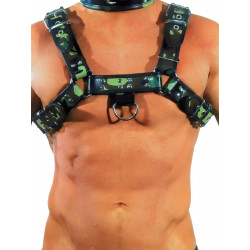 RudeRider Regular Shoulder Harness Leather Camo/Black (T7355)