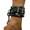 Rude Rider Ankle Cuffs with Padding Leather Camo (Set of 2) One Size (T7358)
