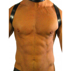 Rude Rider Shoulder X-Back Harness Leather Black/Black (T7311)