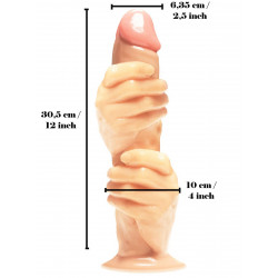 The 2 Fisted Grip Dildo (T7551)