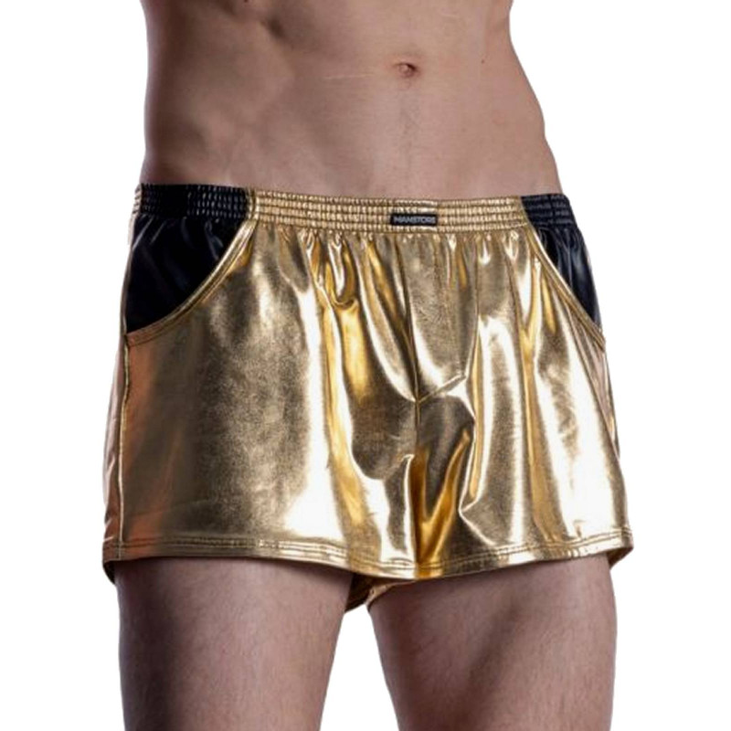 Manstore Grope Shorts M2011 Underwear Gold/Black (T7793)