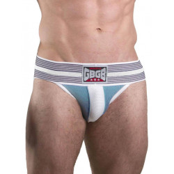 GBGB Dexter Jock Underwear Jockstrap Sky Blue/White (T7682)