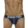 Addicted Mesh Push Up Jockstrap Underwear Navy Blue (T7856)