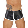 ToF Paris Fetish Full-Zip Boxer Underwear Black/White (T7908)