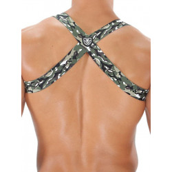 ToF Paris Party Boy Elastic Harness Camo Khaki (T7934)