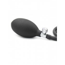 Rude Rider Inflatable T-Plug Silicone Black (T7728)