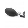 Rude Rider Inflatable T-Plug Silicone Black (T7728)