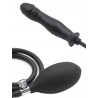 Rude Rider Inflatable Dildo Silicone Black (T7729)