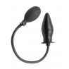 Rude Rider Inflatable Butt Plug Rubber Black (T7726)