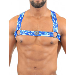 ToF Paris Elastic Harness Camo Blue (T7537)