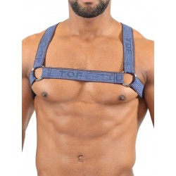 TOF Elastic Harness Jeans Blue (T7536)