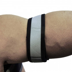 RudeRider Neoprene Puppy 2 Biceps Straps Grey (T7260)