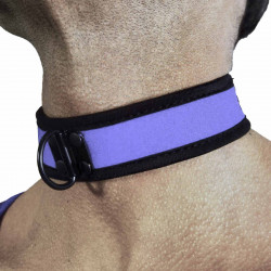 RudeRider Neoprene Puppy Collar Blue (T7269)