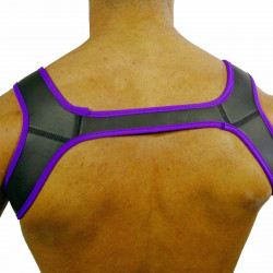 Rude Rider Neoprene Harness Black/Purple (T7301)