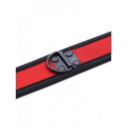 RudeRider Neoprene Puppy Collar Red (T7266)