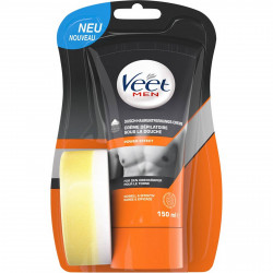 Veet Men Shower Hair Removal Gel 150ml With Sponge (E89000)