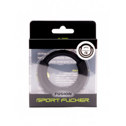 Sport Fucker Silicone Steel Fusion Ring Boost Black (T8316)