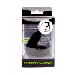 Liquid Silicone Rugby Ring Black (T8325)
