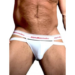 AMU Pure Jockstrap Underwear White (T8305)