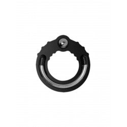 Sport Fucker Silicone Steel Fusion Ring Holeshot Black (T8319)