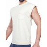 Supawear Terry Toweling Tank Top Off White (T8396)