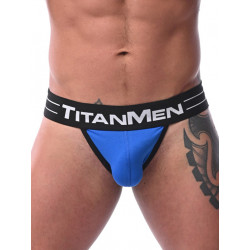 TitanMen Jockstrap Underwear Black/Blue (T8389)