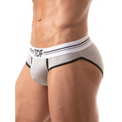 ToF Paris French Brief Underwear Heather Grey (T8469)