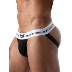 TOF French Jockstrap Underwear Black (T8471)