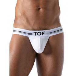 ToF Paris French Stringless Thong Underwear White (T8484)