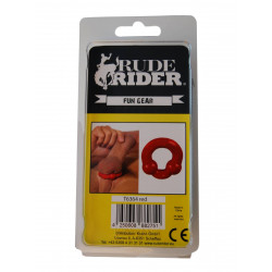 RudeRider Powerball Cockring Red (T6364)