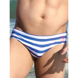 BoXer X-Boyz Sailor Swim Blue Stripes Swimwear (T6952)